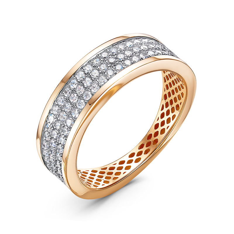 Кольцо 585 дф1101483р арт.дф1101483р Фианит Кр 1,25; 18,5 р.