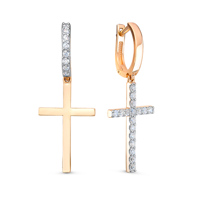 Серьги арт.1204418 3,19г