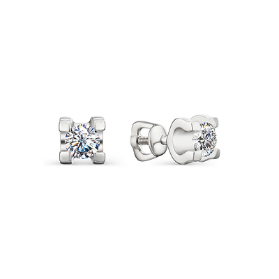 Серьги 925 02-1253/00КЦ-00 арт.02-1253/00КЦ-00 Фианит