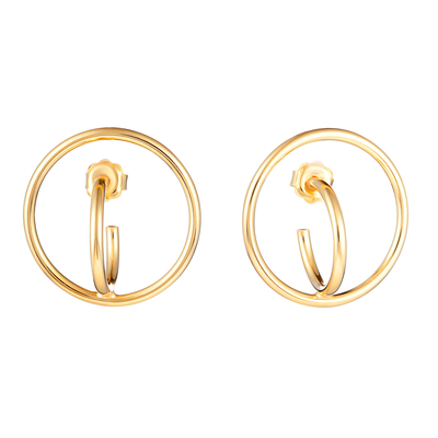 Серьги арт.ISt504Eg-2224-25 3,92г