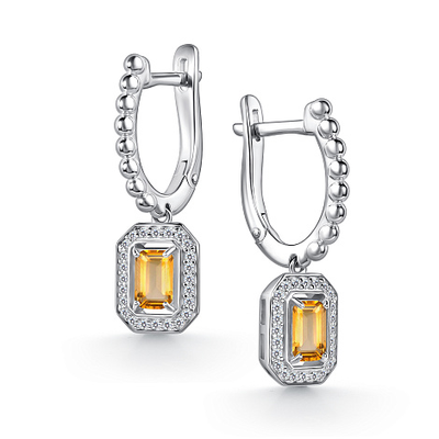 Серьги арт.02-5029/00ЦТ-00 4,74г