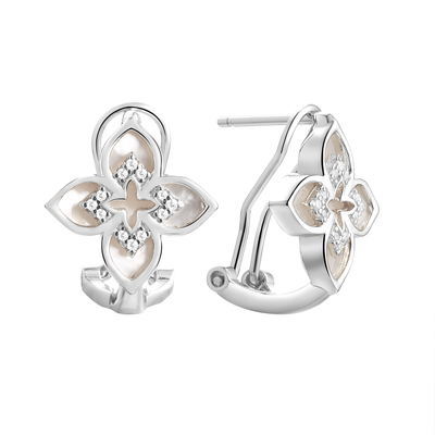 Серьги арт.CZ-E04306-X-W-PN-X-W 4,85г