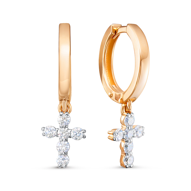 Серьги арт.1204419 2,45г