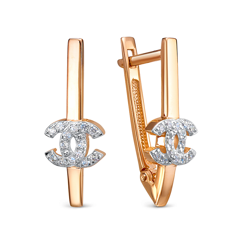 Серьги арт.1204652 2,64г