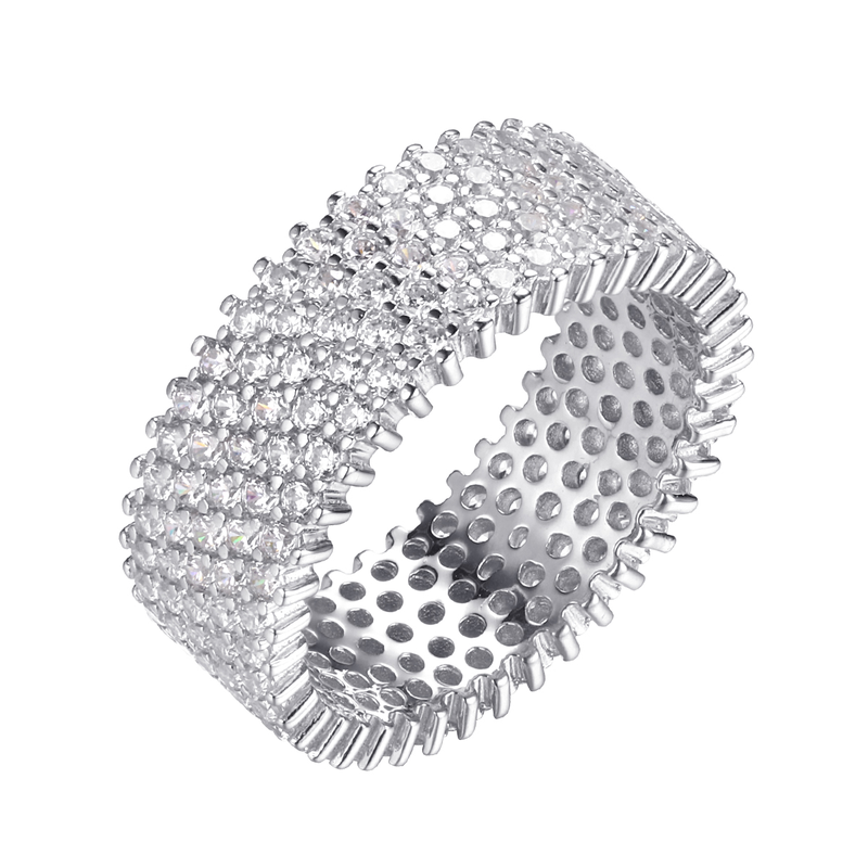 Кольцо арт.SL-R00248-X-W-X-X-W 17,5р. 5,67г