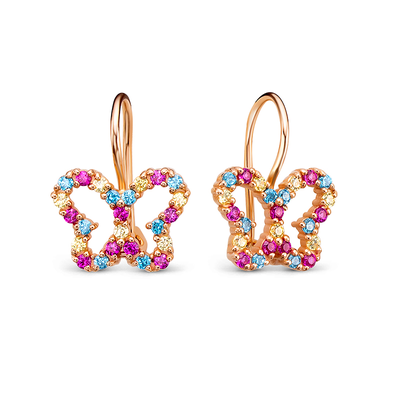 Серьги арт.1204951 1,68г