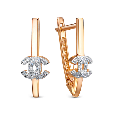 Серьги арт.1204652 2,64г