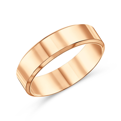 КО 15-00 Кольцо обручальное гл.плоское трапеция 19,00000 3,42г