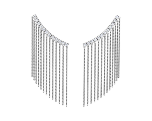 Серьги-каффы арт.0221318-00775 4,05г