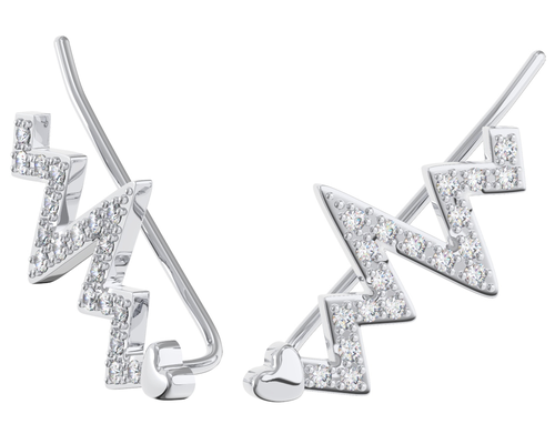 Серьги-каффы арт.0201714-00775 1,64г