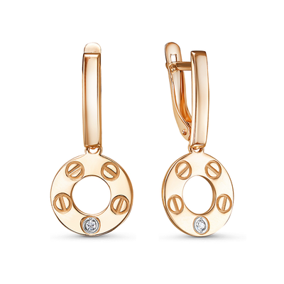 Серьги арт.1202604 3,05г