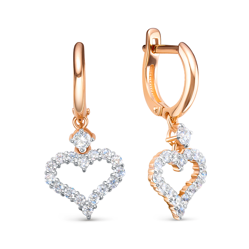 Серьги арт.1205137 2,76г