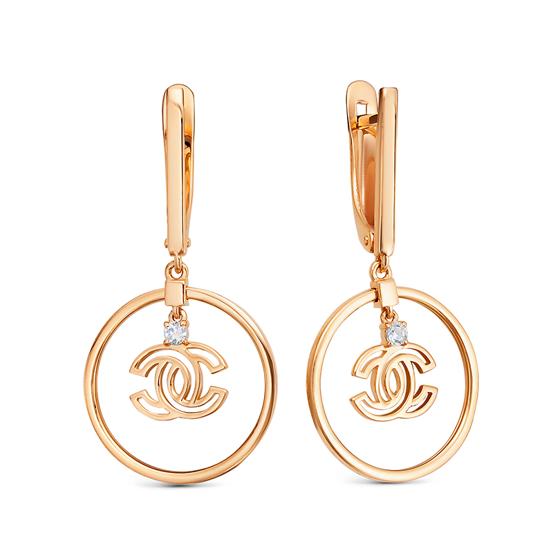 Серьги арт.1204572 3,16г