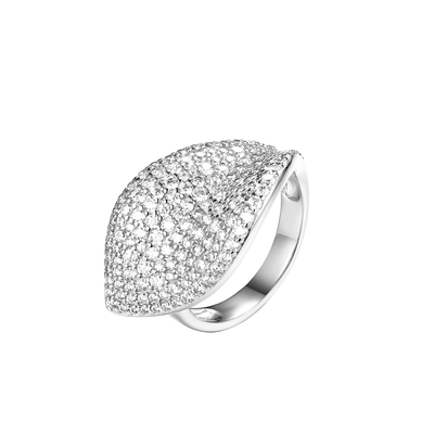 Кольцо арт.CZ-R03221-X-W-X-X-W 19,5р. 6,3г