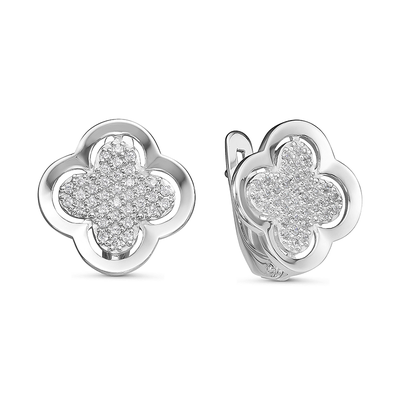 Серьги 925 с127146 арт.с127146 72 Фианит Кр 1,00 0,122;