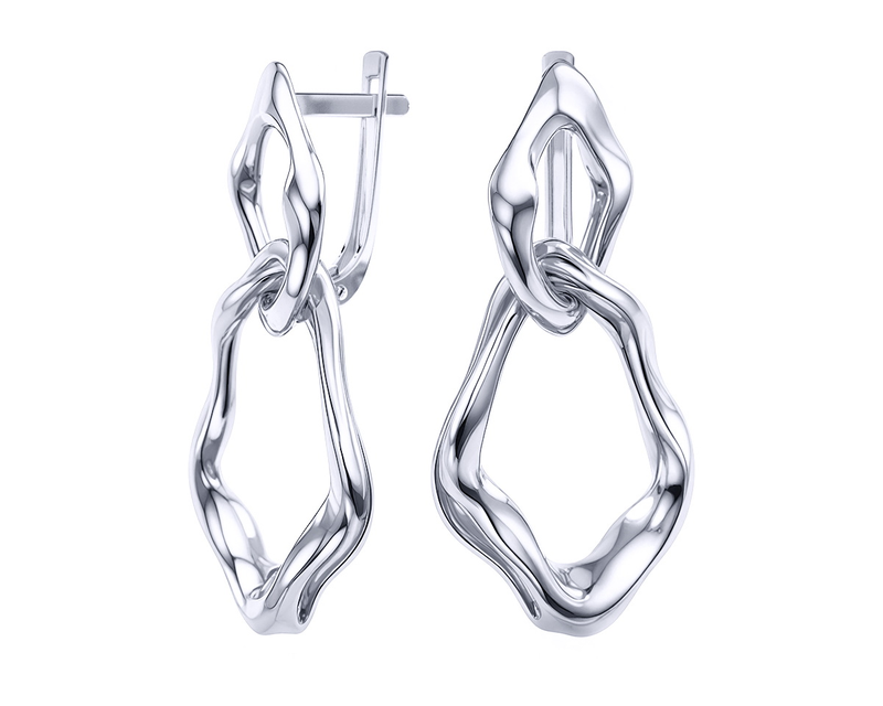 Серьги арт.0202220-00245 2,95г