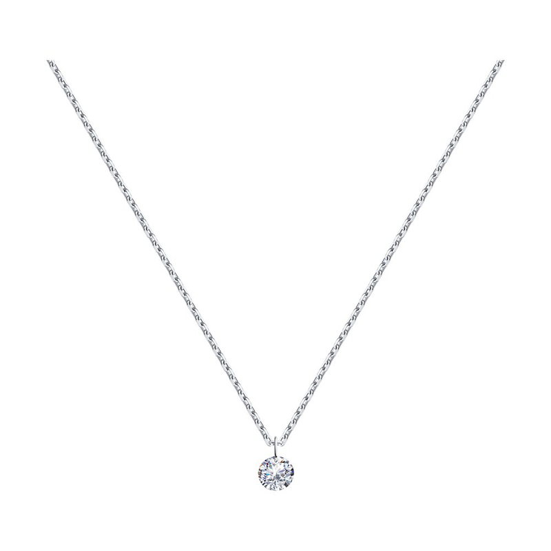 Колье 925 94070460 арт.94070460 1 Фианит бесцветный Круг просверленный 5 45,0 р.