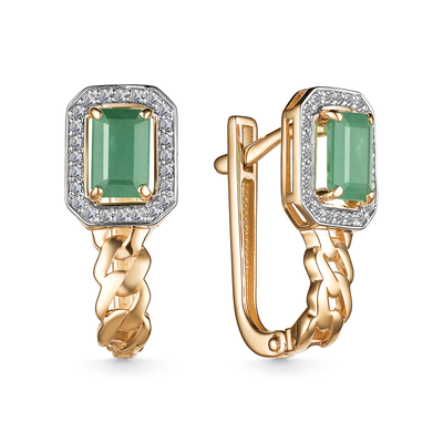 Серьги арт.25633-101 3,59г