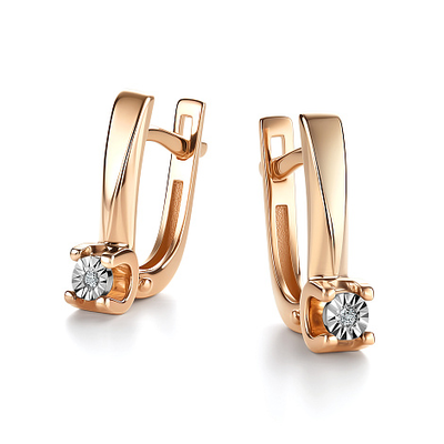 Серьги арт.26013-100 2,6г